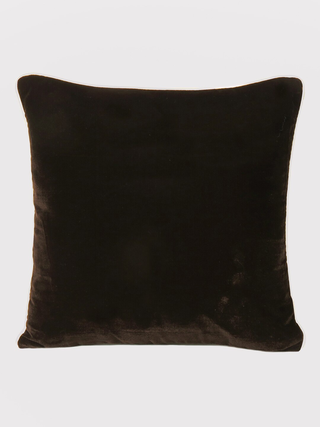 

OUSSUM Brown & White Velvet Square Cushion Covers