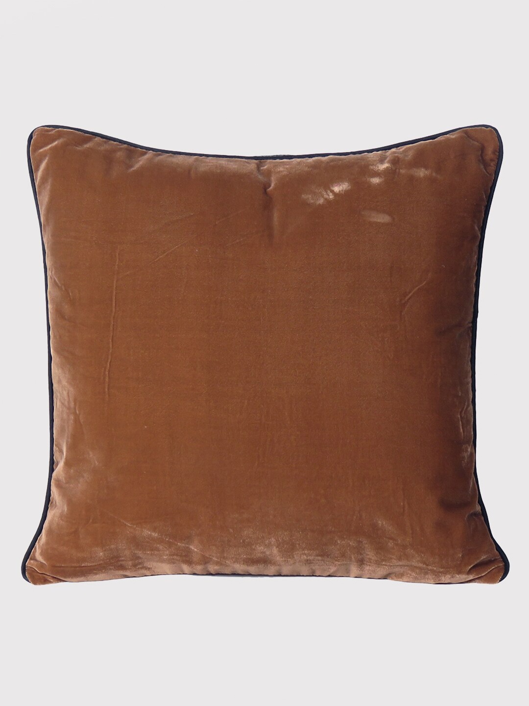 

OUSSUM Brown & Black Velvet Square Cushion Covers