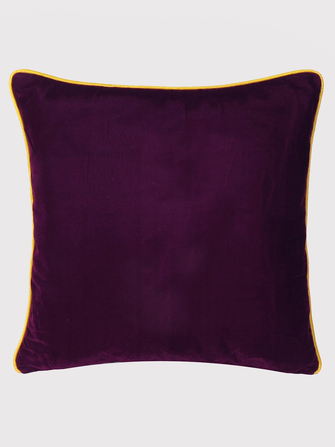 

OUSSUM Red & Yellow Velvet Square Cushion Covers