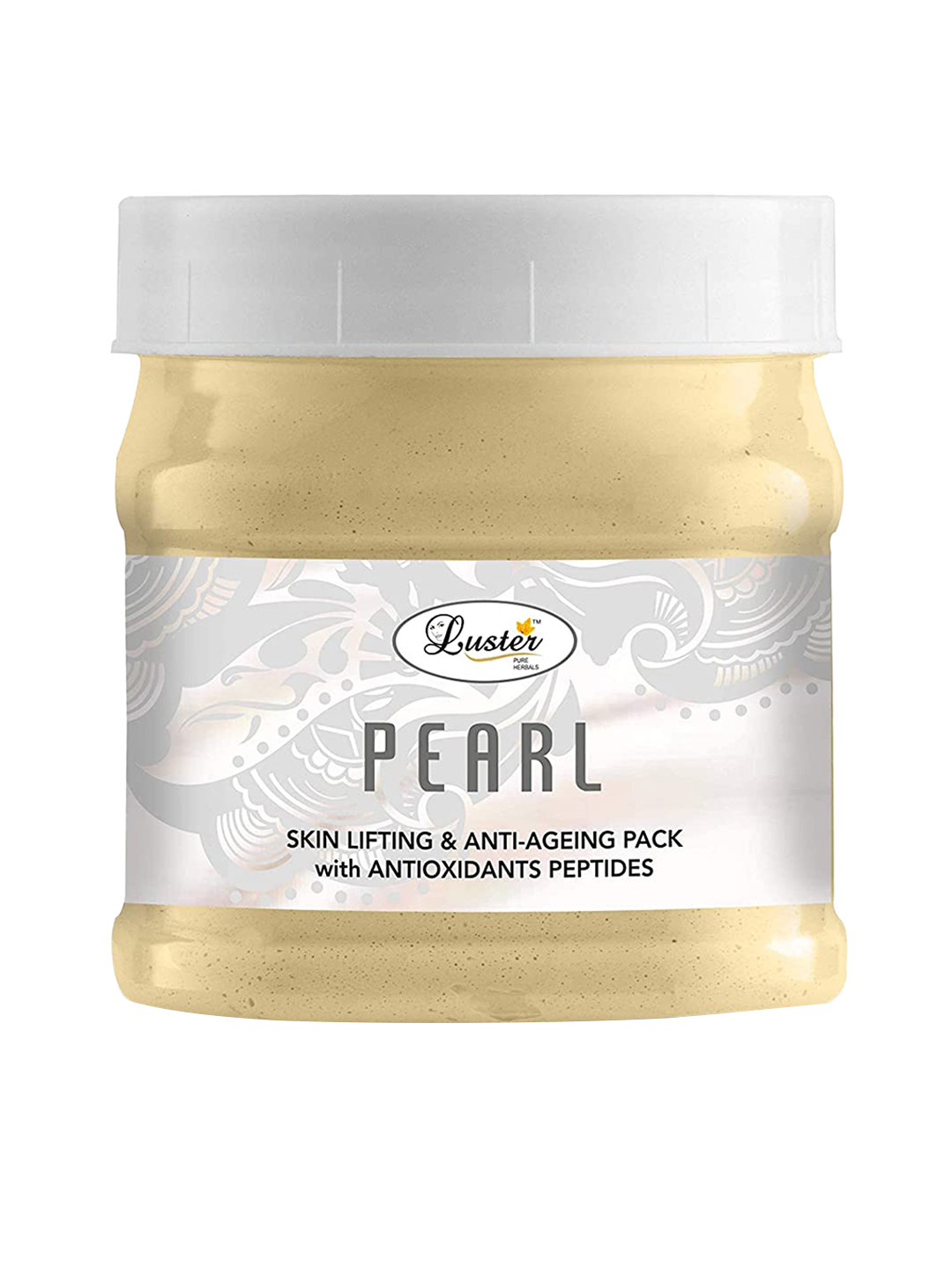 

Luster Pearl Skin Lifting & Anti-Ageing Face Pack with Antioxidants Peptides - 500ml, Beige
