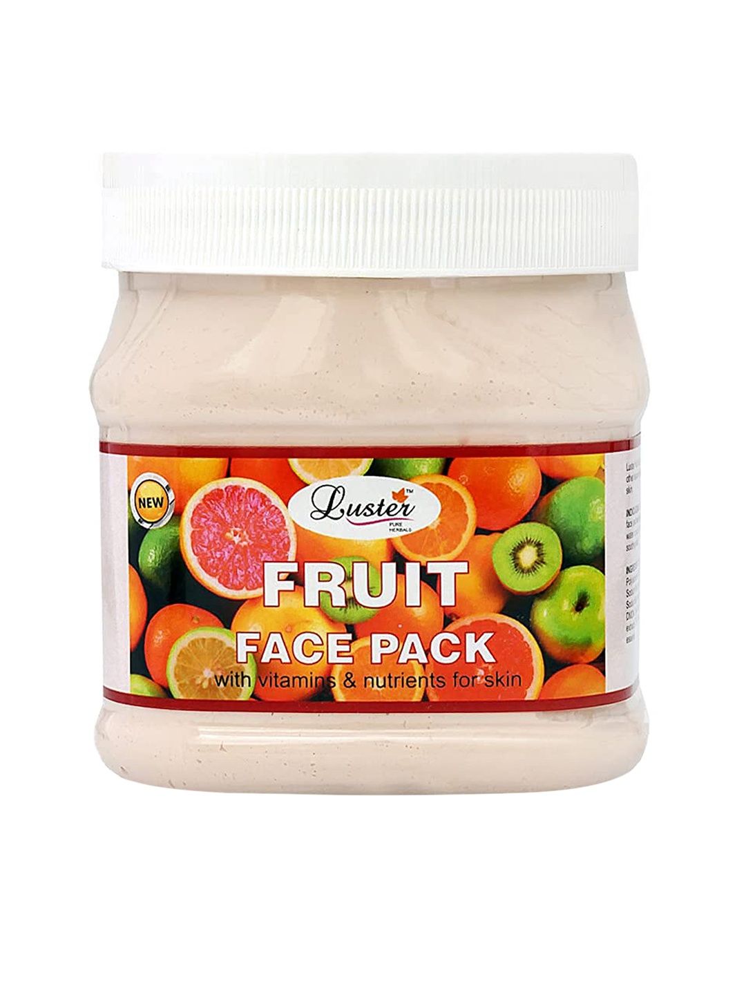 

Luster Fruit Face Pack with Vitamins & Nutrients - 500 ml, Beige