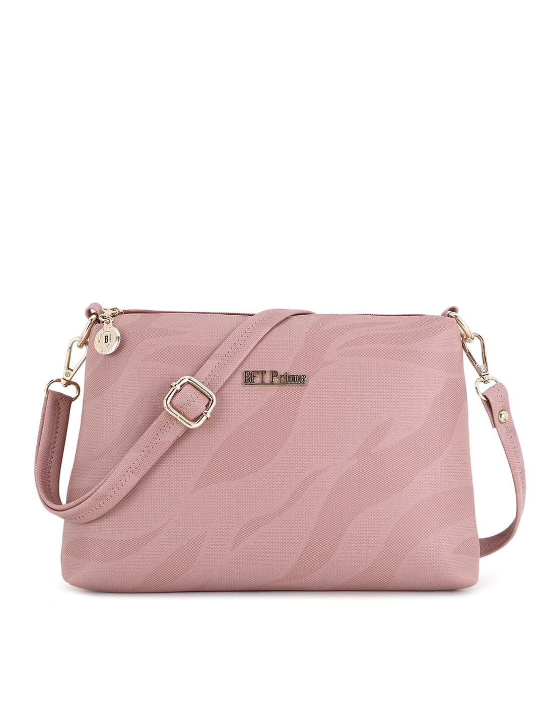 

WOMEN MARKS Pink PU Structured Sling Bag