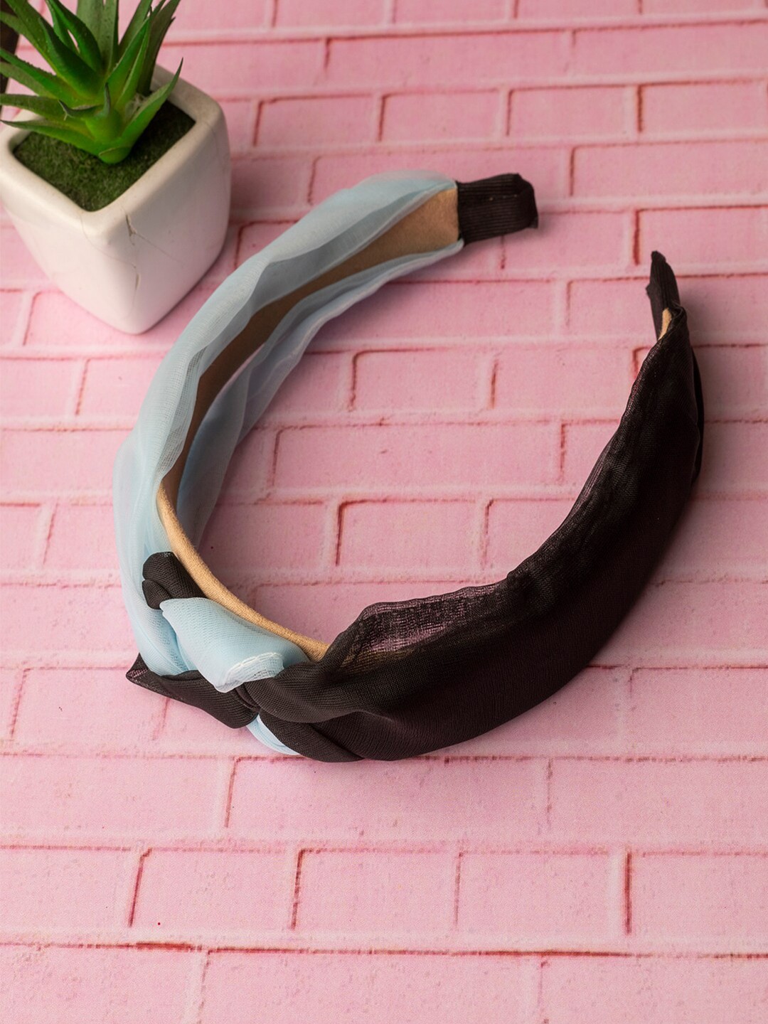 

Jewelz Women Blue & Black Hairband