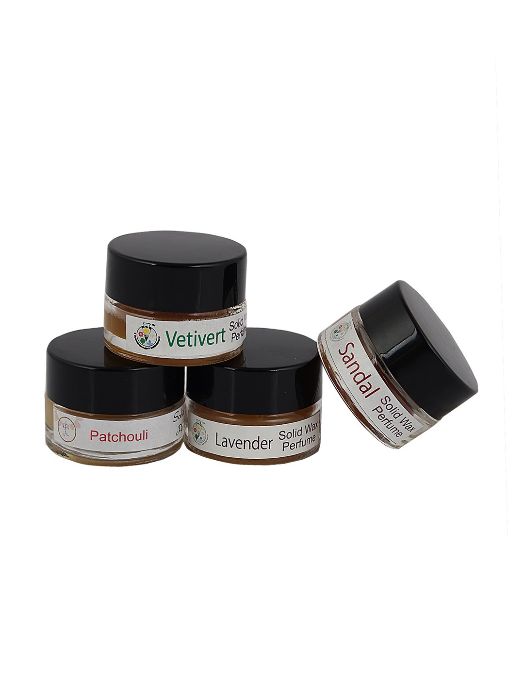 

Sugandhim Solid Wax Perfume Vetivert, Sandal, Lavender, Patchouli, 20 gms, Blue