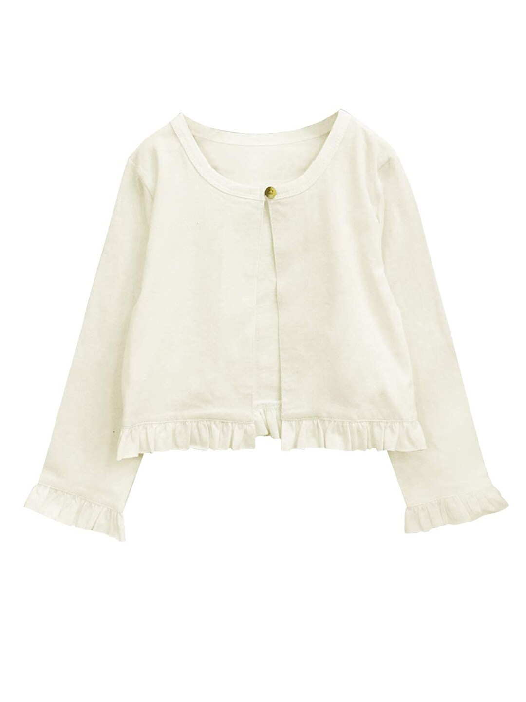 

A T U N Girls Cream-Coloured Cardigan
