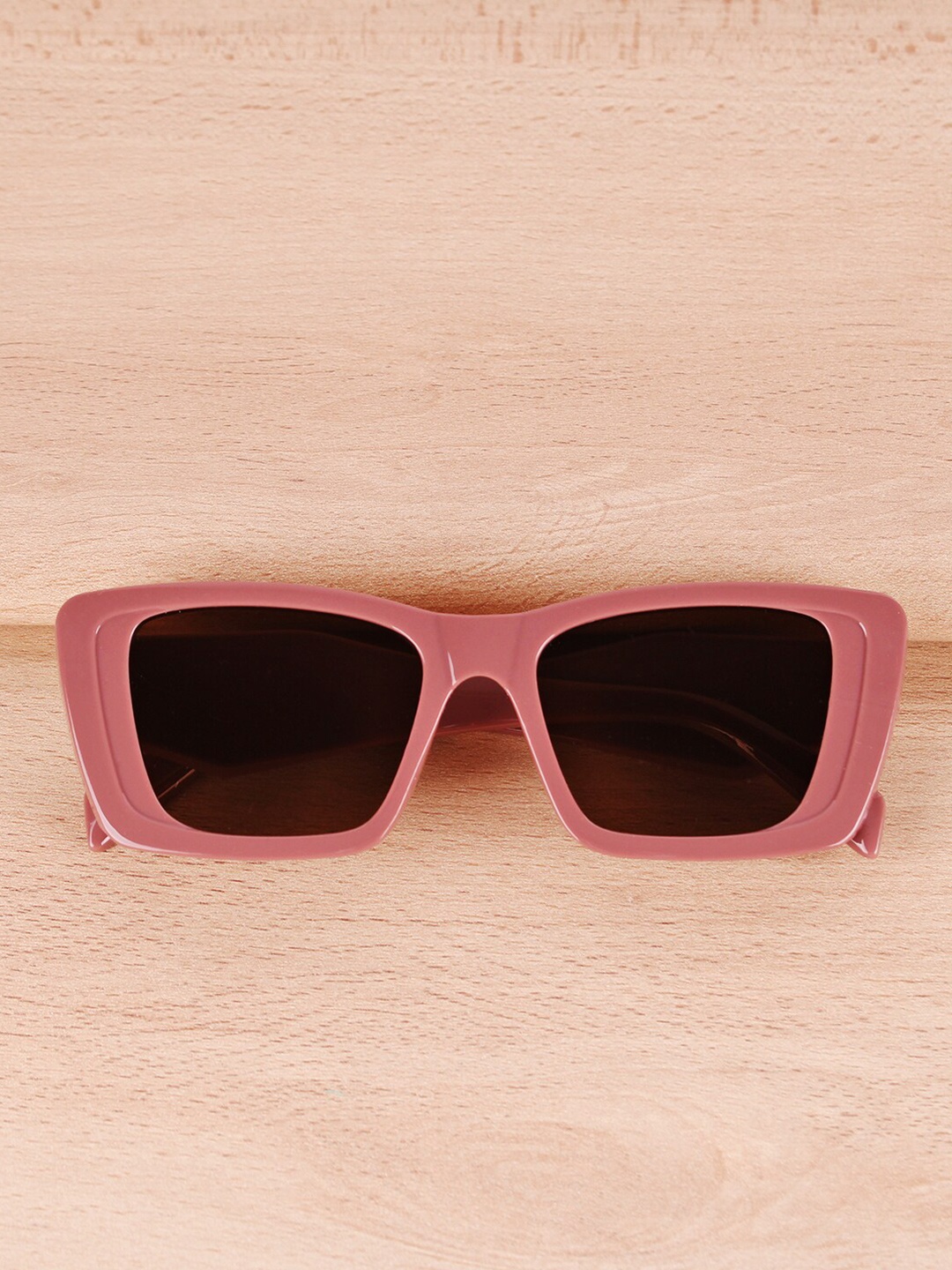 

QUIRKY Unisex Black Lens & Pink Square Sunglasses with UV Protected Lens QKY019C-Black