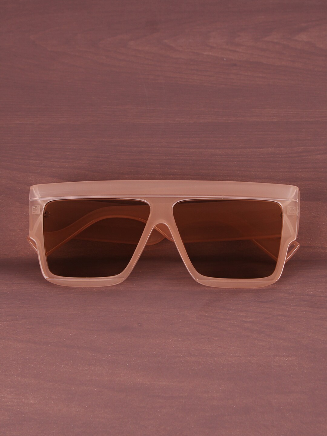 

QUIRKY Unisex Pink Lens & Pink Shield Sunglasses with UV Protected Lens