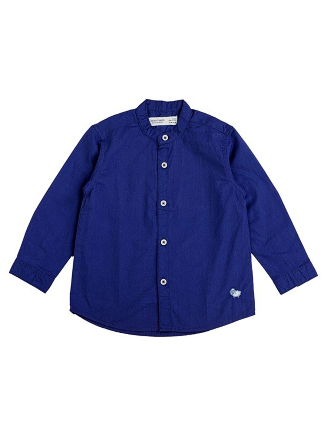 

ZERO THREE Boys Blue Comfort Cotton Casual Shirt