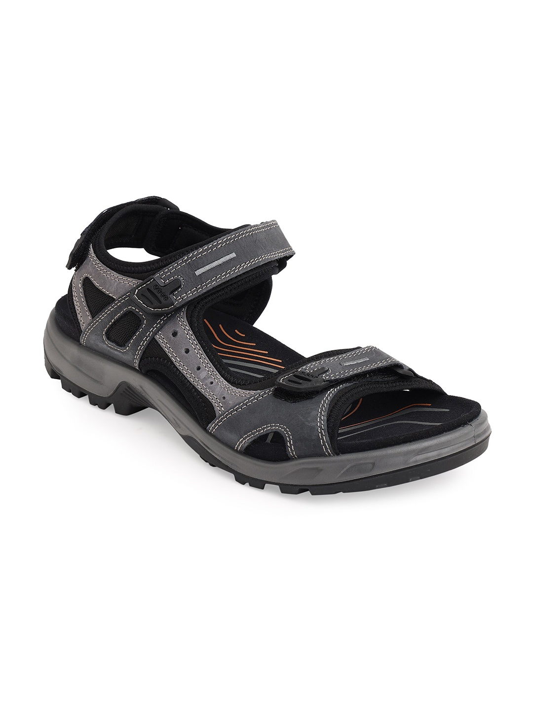 

ECCO Mens Performance Marine Nubuck Regular Sandals, Grey