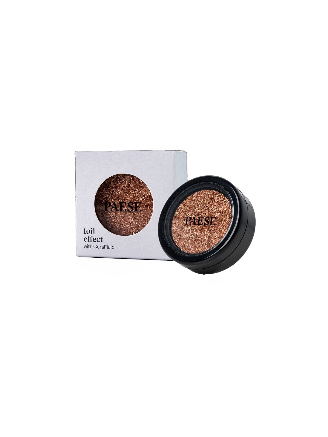 

Paese Cosmetics Foil Effect Eyeshadow-304 Copper, 3.1g, Brown