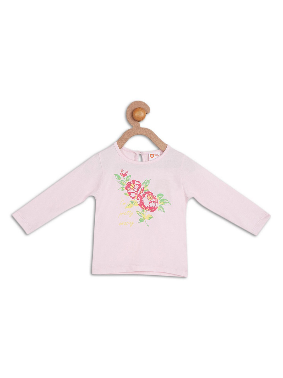 

612League Pink Print Top