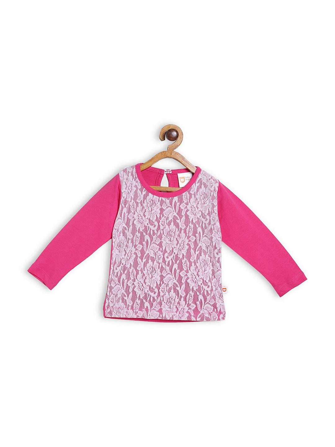 

612League Fuchsia & Off White Floral Top