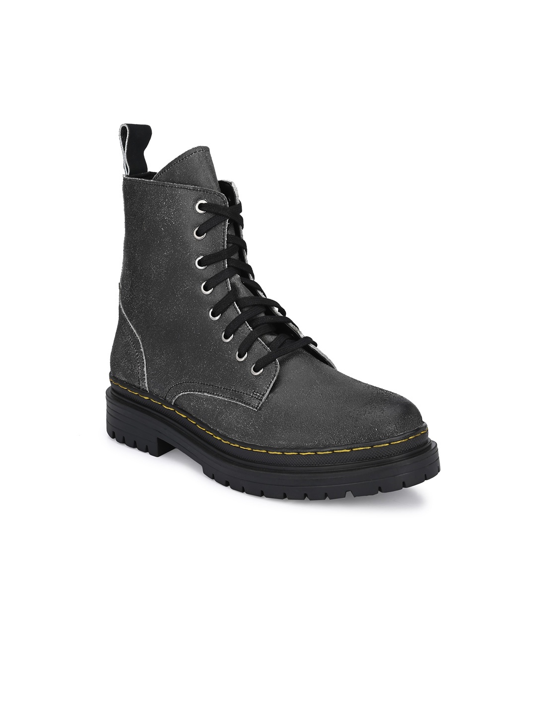 

Delize Men Grey High-Top Boots