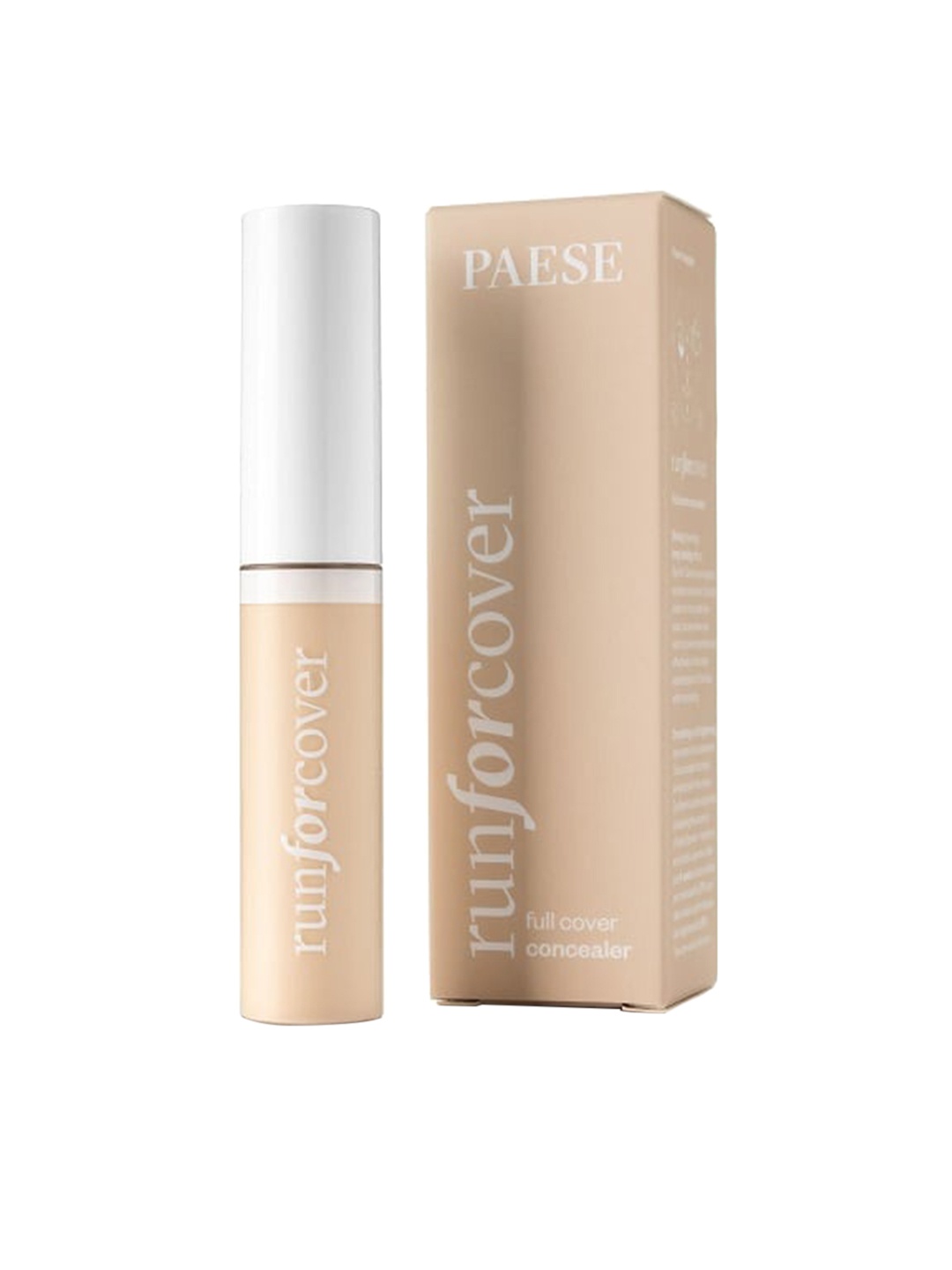 

Paese Cosmetics Run For Cover Full Cover Concealer with Jasmine 9ml - Golden Beige 40, Nude