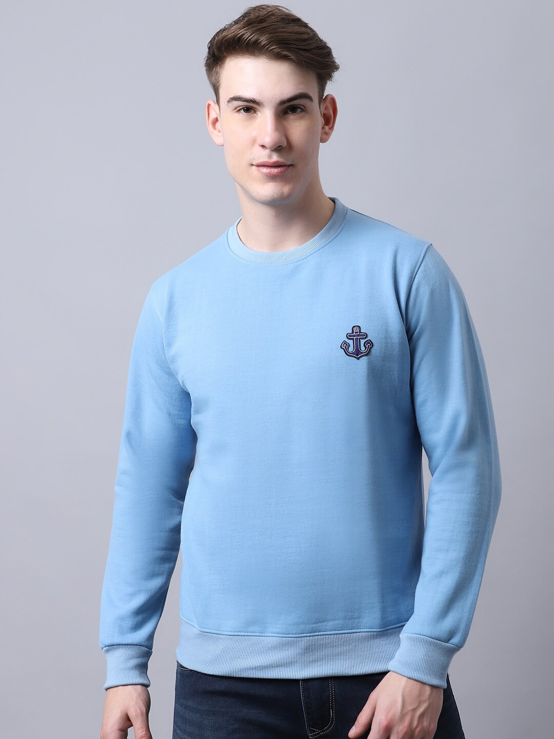 

Obaan Men Blue Sweatshirt