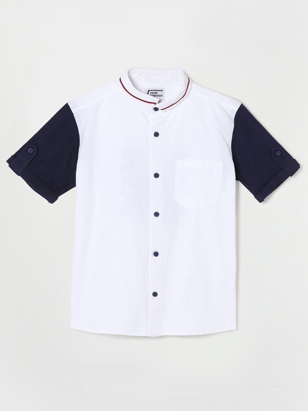

Fame Forever by Lifestyle Boys White Printed Casual Shirt