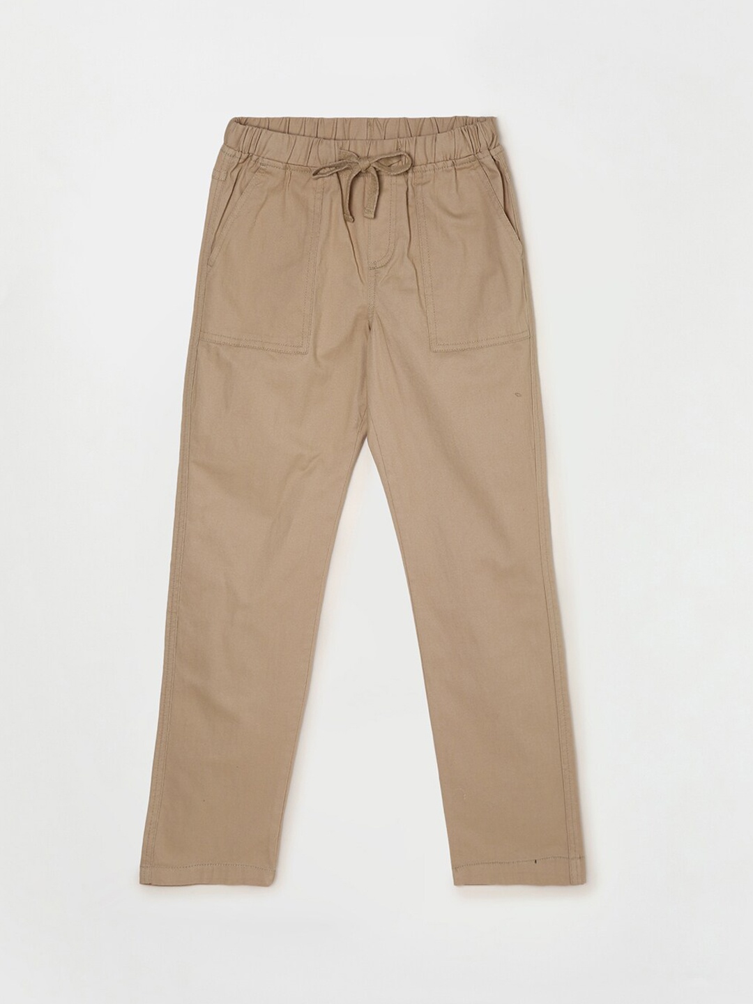

Fame Forever by Lifestyle Kids Boys Beige Solid Track Pants