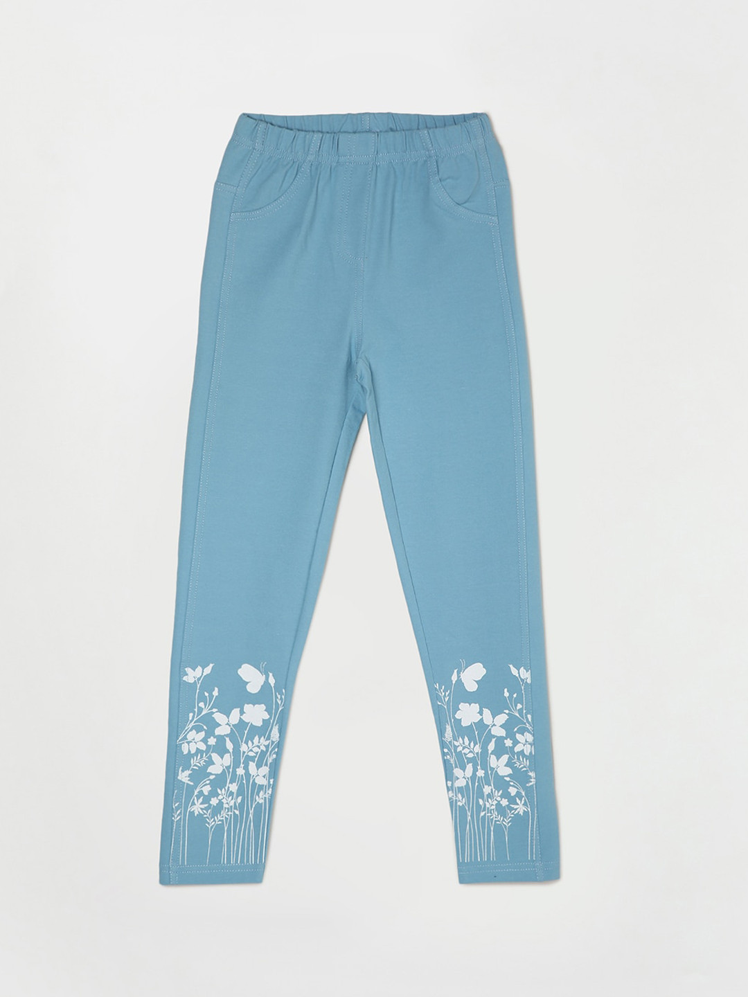 

Fame Forever by Lifestyle Girls Blue Solid Cotton Track Pants
