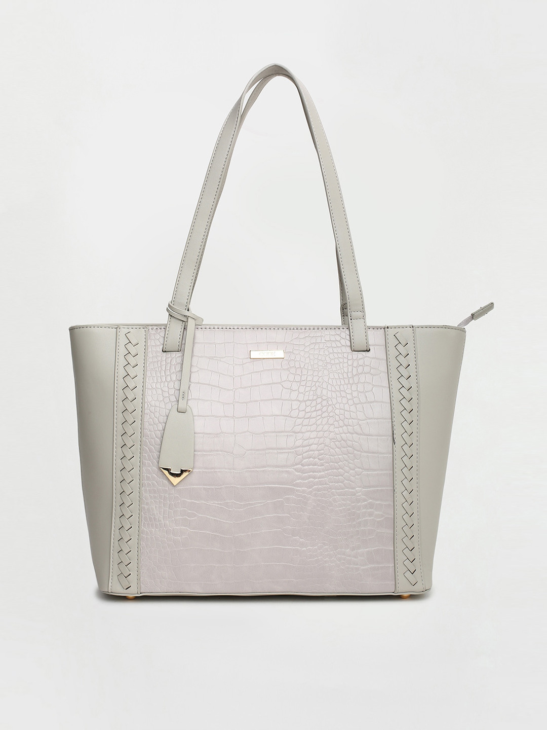 

CODE by Lifestyle Grey Textured Structured Shoulder Bag