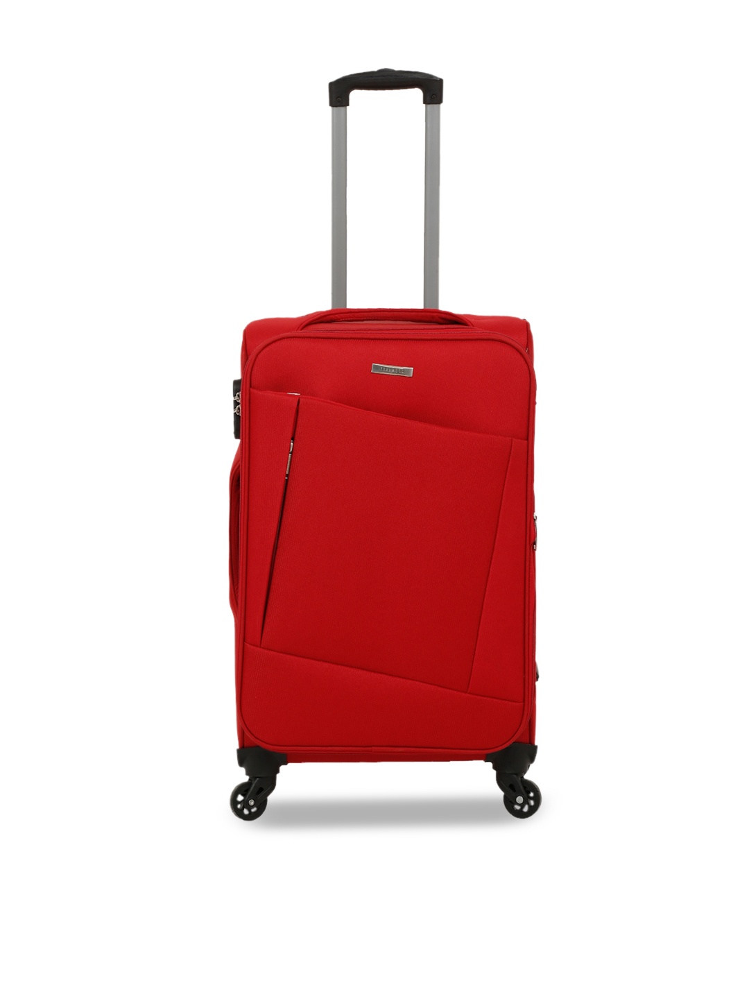 

Teakwood Leathers Red Solid Soft-Sided Large Trolley Bag