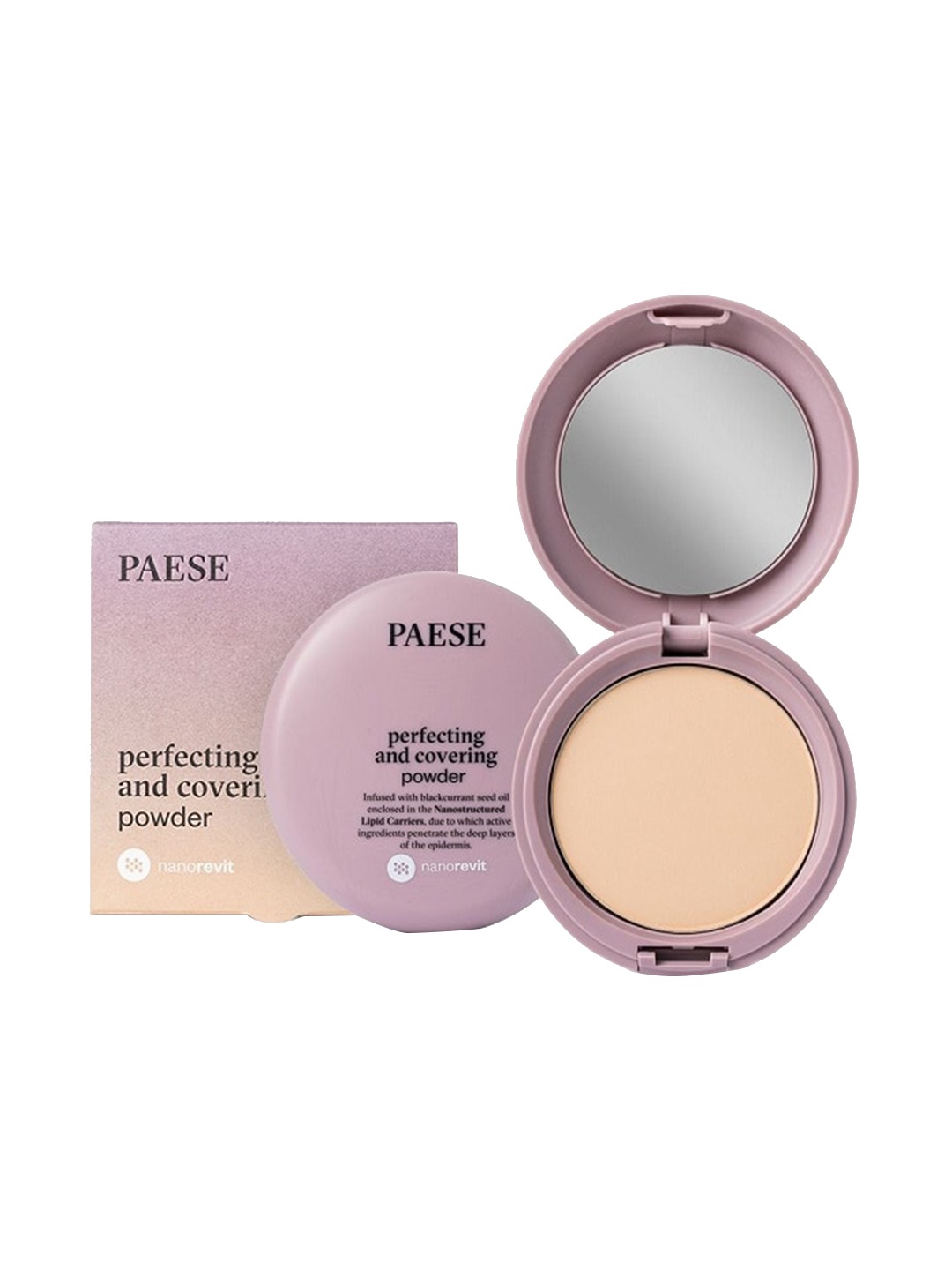 

Paese Cosmetics Perfecting & Covering Powder with Blackcurrant Seed Oil 9g- Warm Beige 04