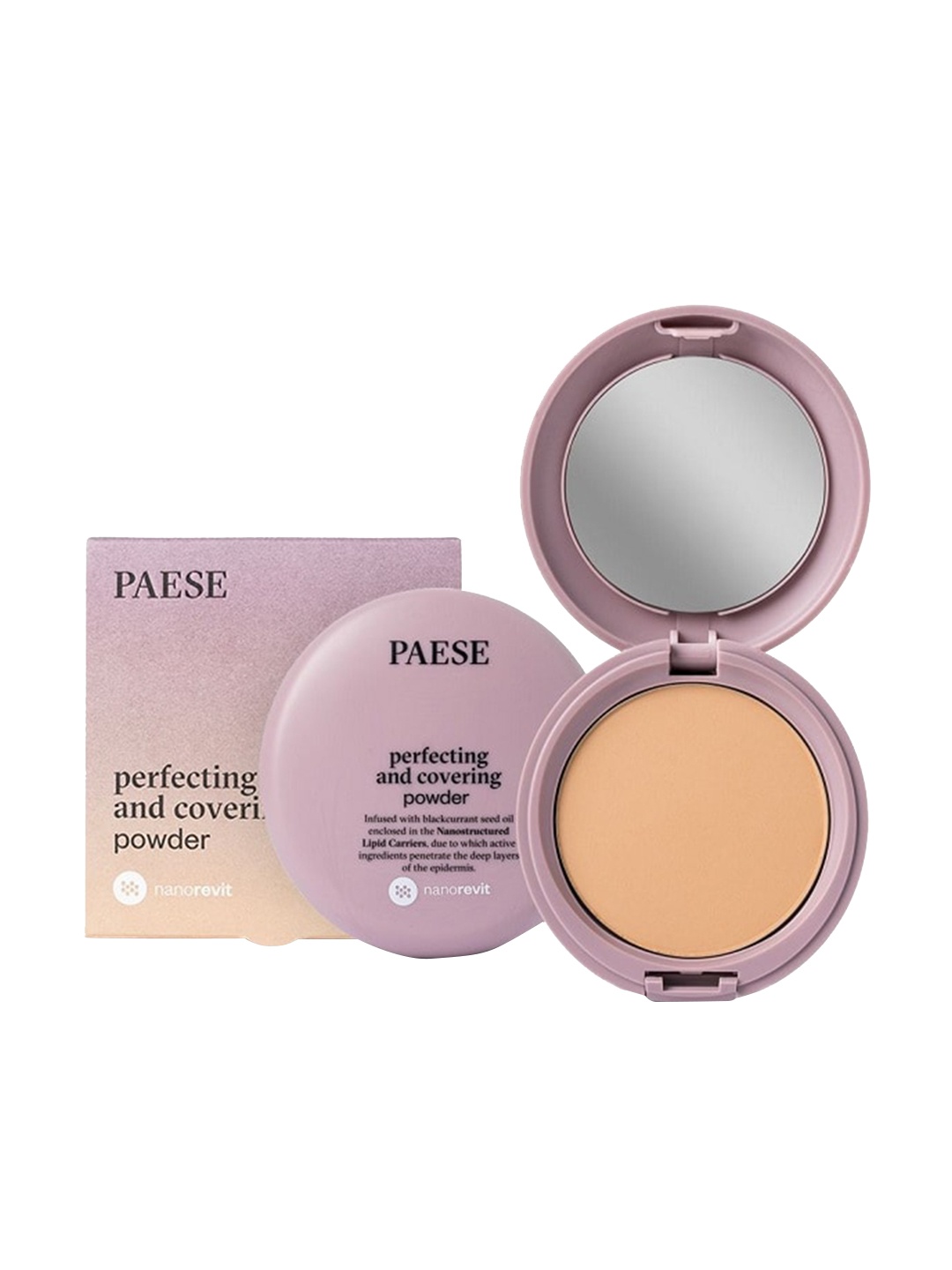 

Paese Cosmetics Nanorevit Perfecting & Covering Compact Powder 9g - Honey 06, Beige