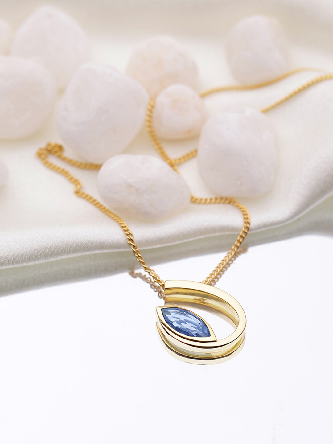 

EK BY EKTA KAPOOR 22K Gold Plated Evil Eye Necklace