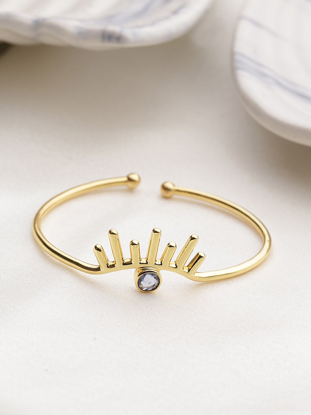 

EK BY EKTA KAPOOR 22K Gold Plated Evil Eye Bracelet