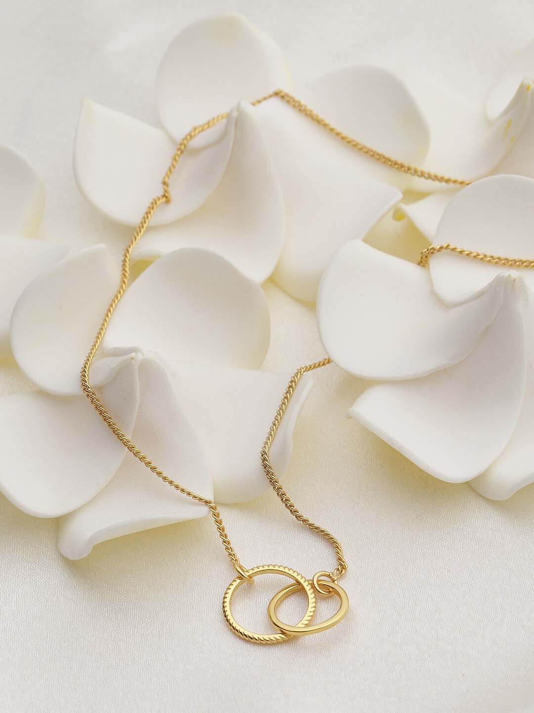

EK BY EKTA KAPOOR 22K Gold Plated Karma Necklace