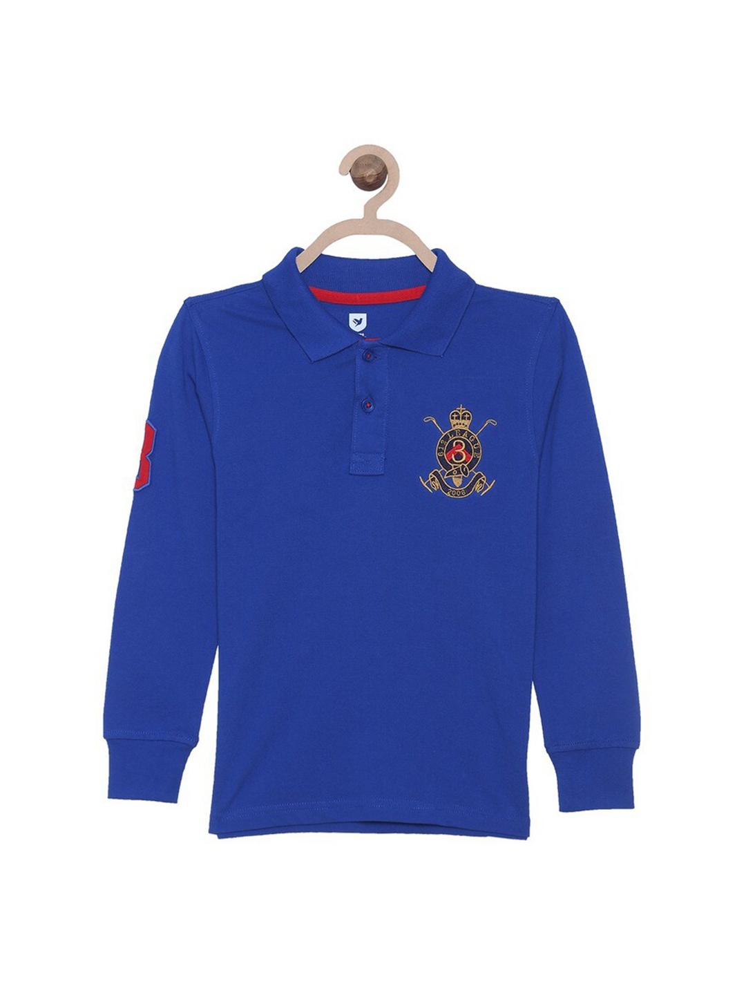 

612League Boys Blue Polo Collar T-shirt