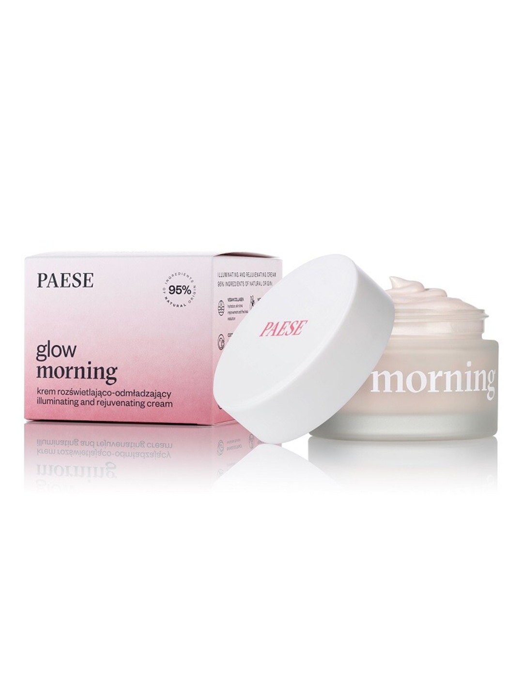 

Paese Cosmetics Glow Morning Illuminating & Rejuvenating Cream - 50 ml, Pink