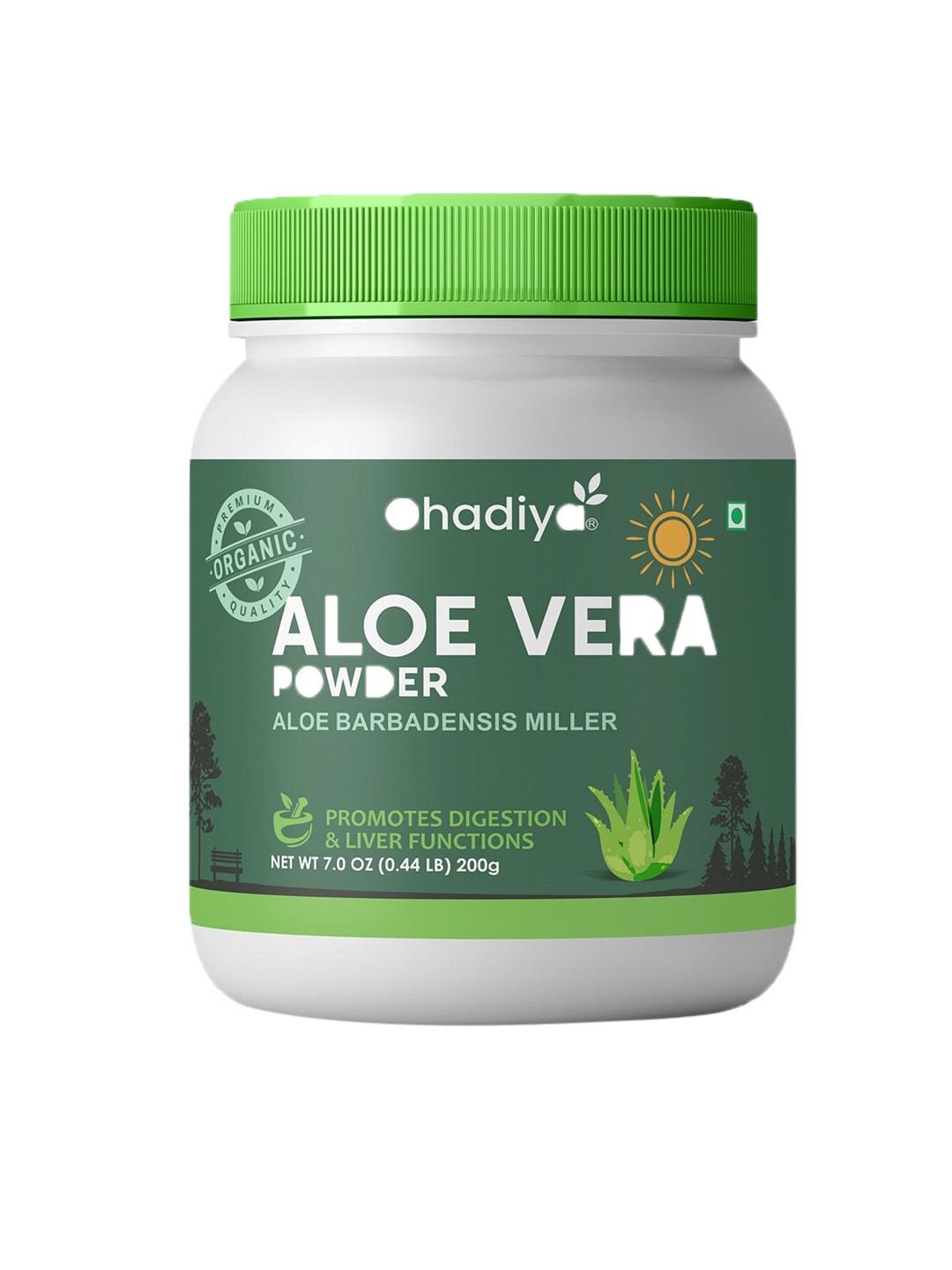 

Ohadiya Aloe Vera Powder for Face, Skin & Hair 200gm, Brown