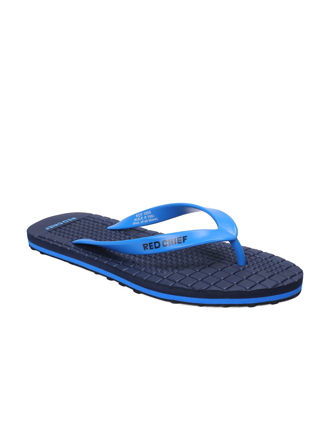 

Red Chief Men Navy Blue Rubber Thong Flip-Flops