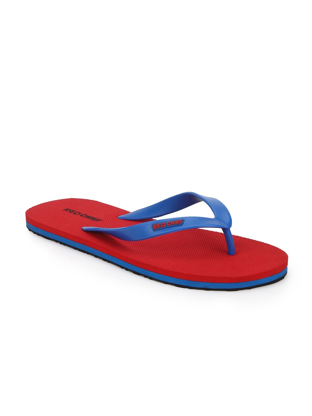 

Red Chief Men Blue & Red Rubber Thong Flip-Flops