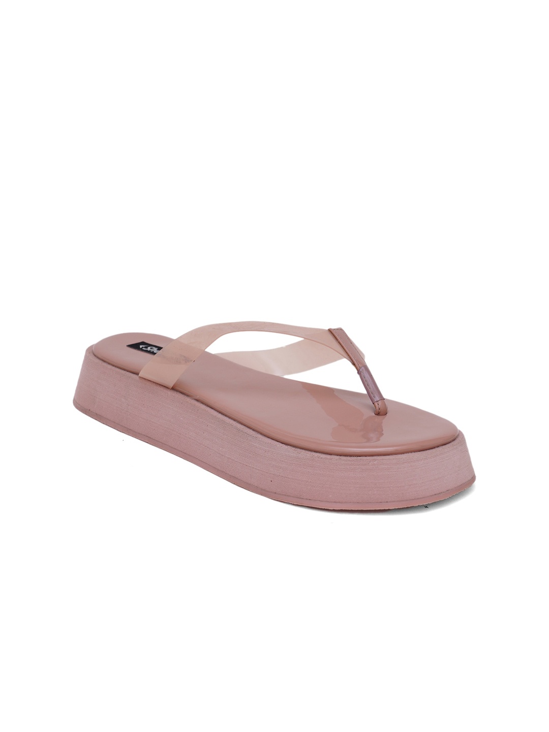 

Sherrif Shoes Women Pink Solid Synthetic Flatform Heels
