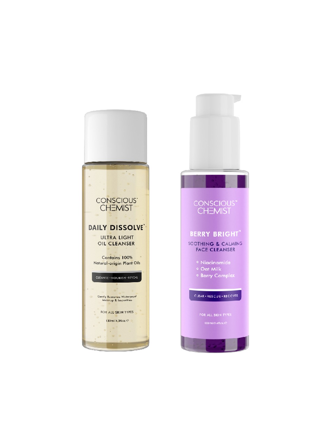 

Conscious Chemist Brightening Double Cleansing Combo - 200ml, Yellow