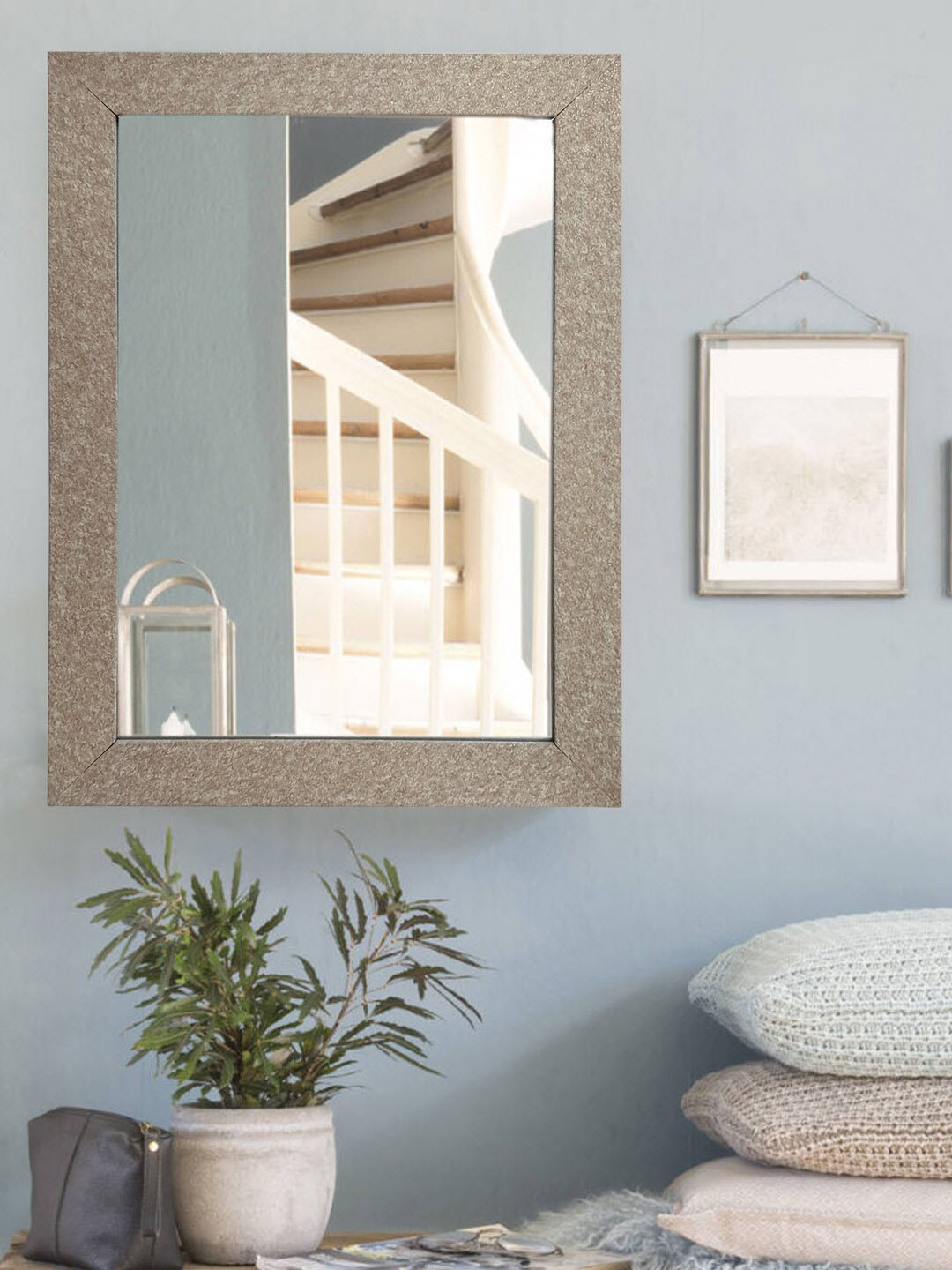 

Gallery99 Beige Marble Textured Mirror