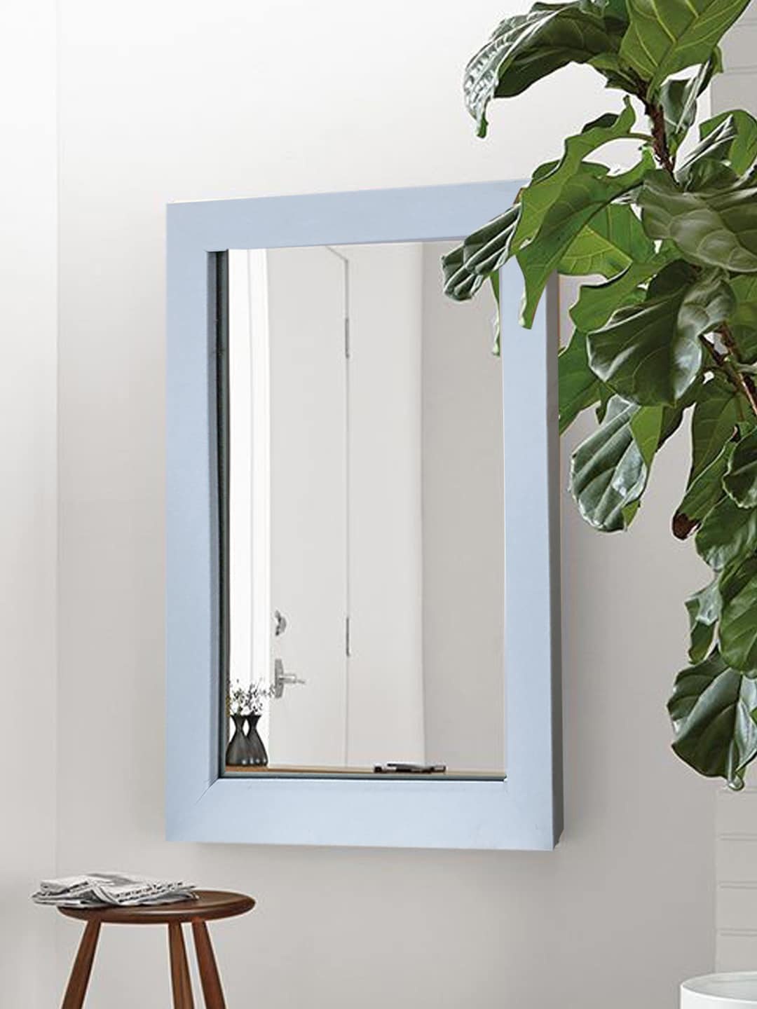 

Gallery99 White Marble Textured MDF Wall Mirror