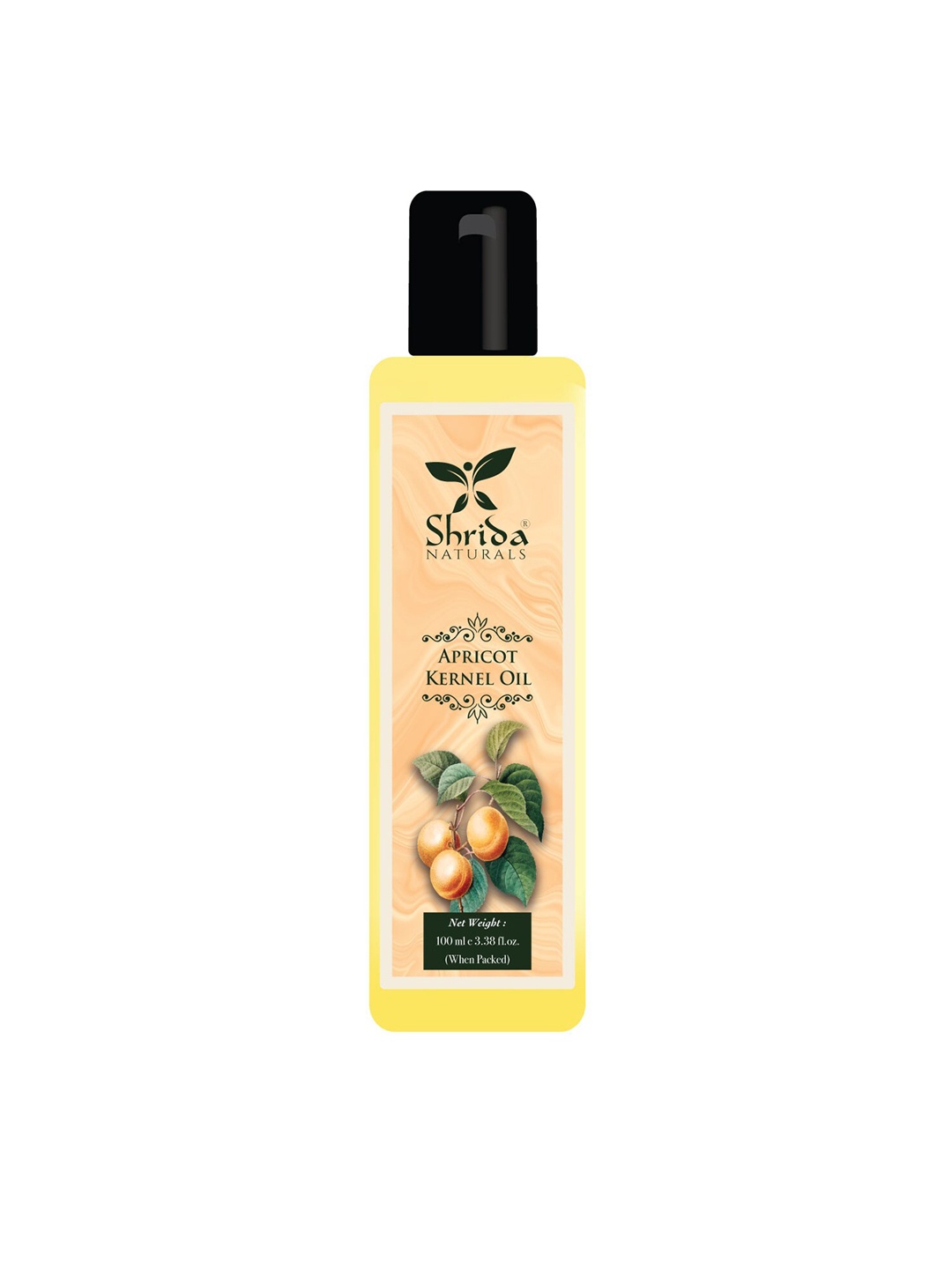 

Shrida Paraben Free Apricot Kernel Oil To Moisturize Skin & Improve Hair Health - 100 ml, Yellow