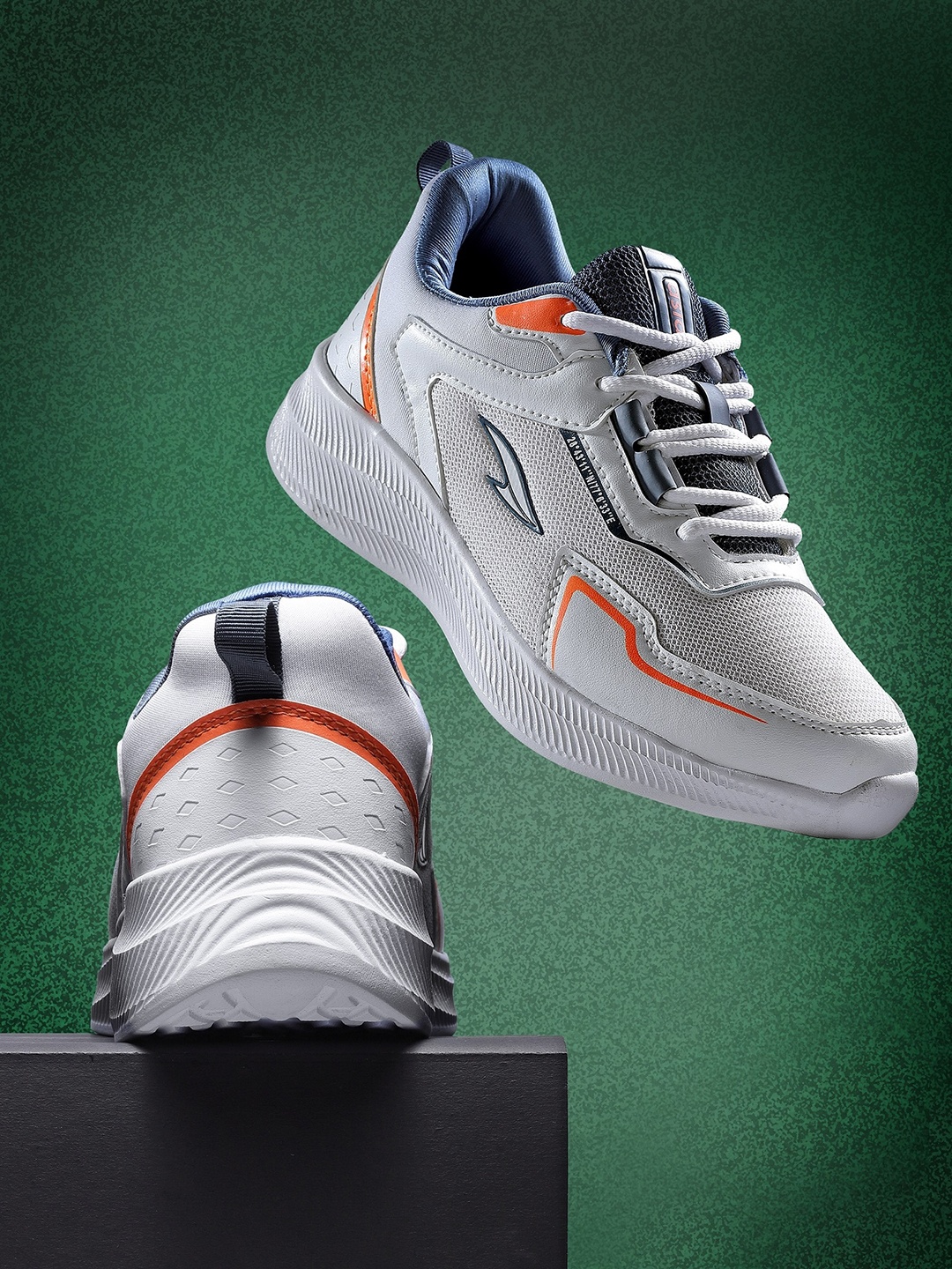 

ASIAN Men White Thar-08 Mesh Sneakers