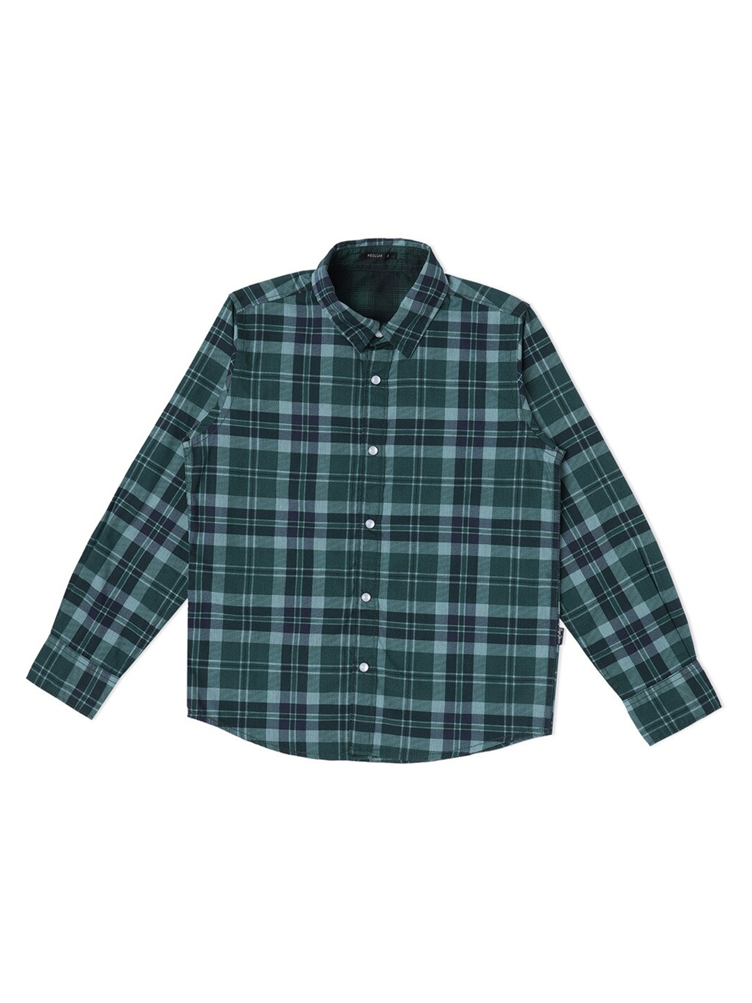

Pepe Jeans Boys Olive Green Checked Casual Shirt