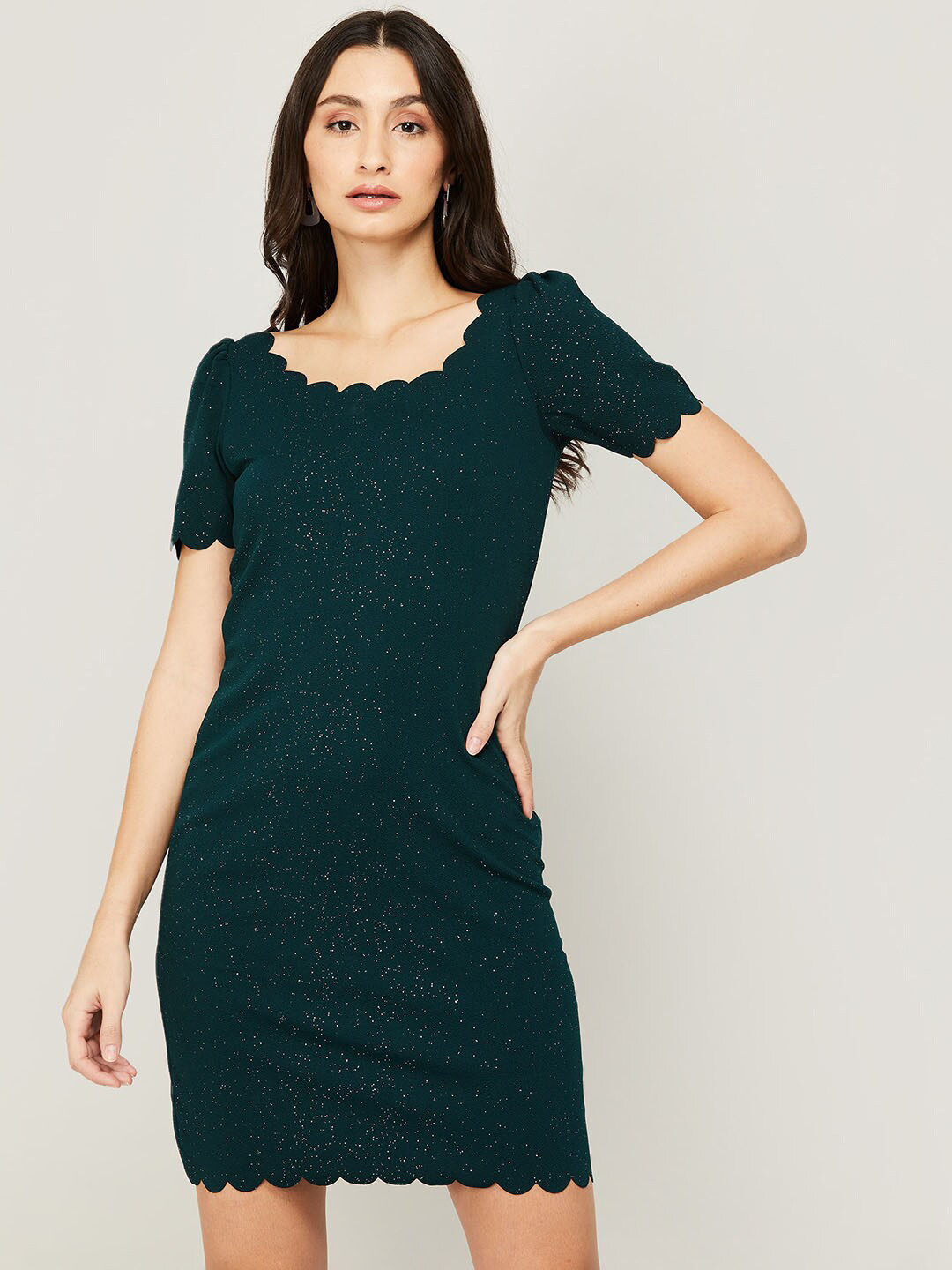 

CODE by Lifestyle Green Sheath Dress