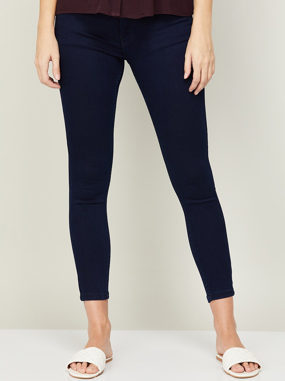 

Ginger by Lifestyle Women Blue Skinny Fit Stretchable Jeans