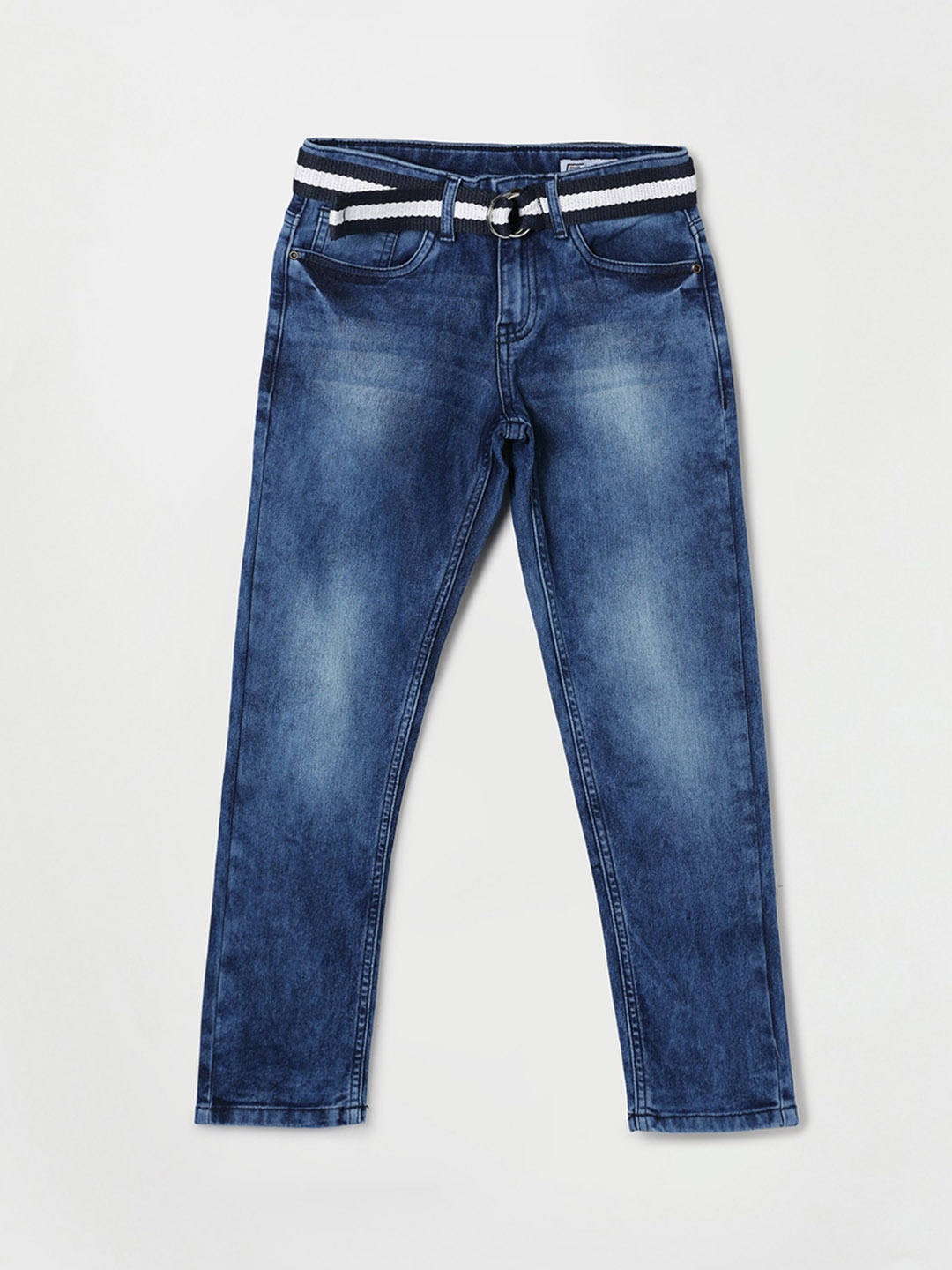 

Fame Forever by Lifestyle Boys Blue Heavy Fade Stretchable Jeans