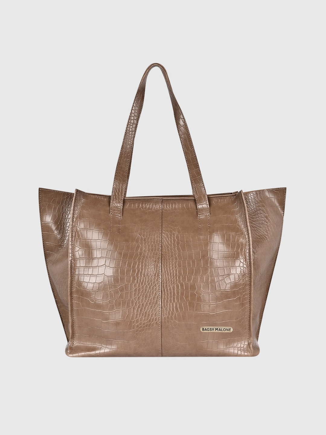 

Bagsy Malone Camel Brown Textured PU Oversized Shopper Shoulder Bag