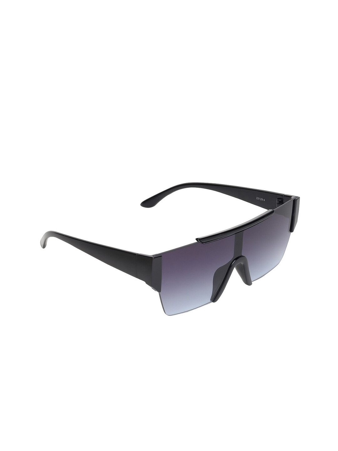 

SCAGLIA Unisex Grey Lens & Black Browline Sunglasses UV Protected Lens SCG_CITI_BLK-GRY