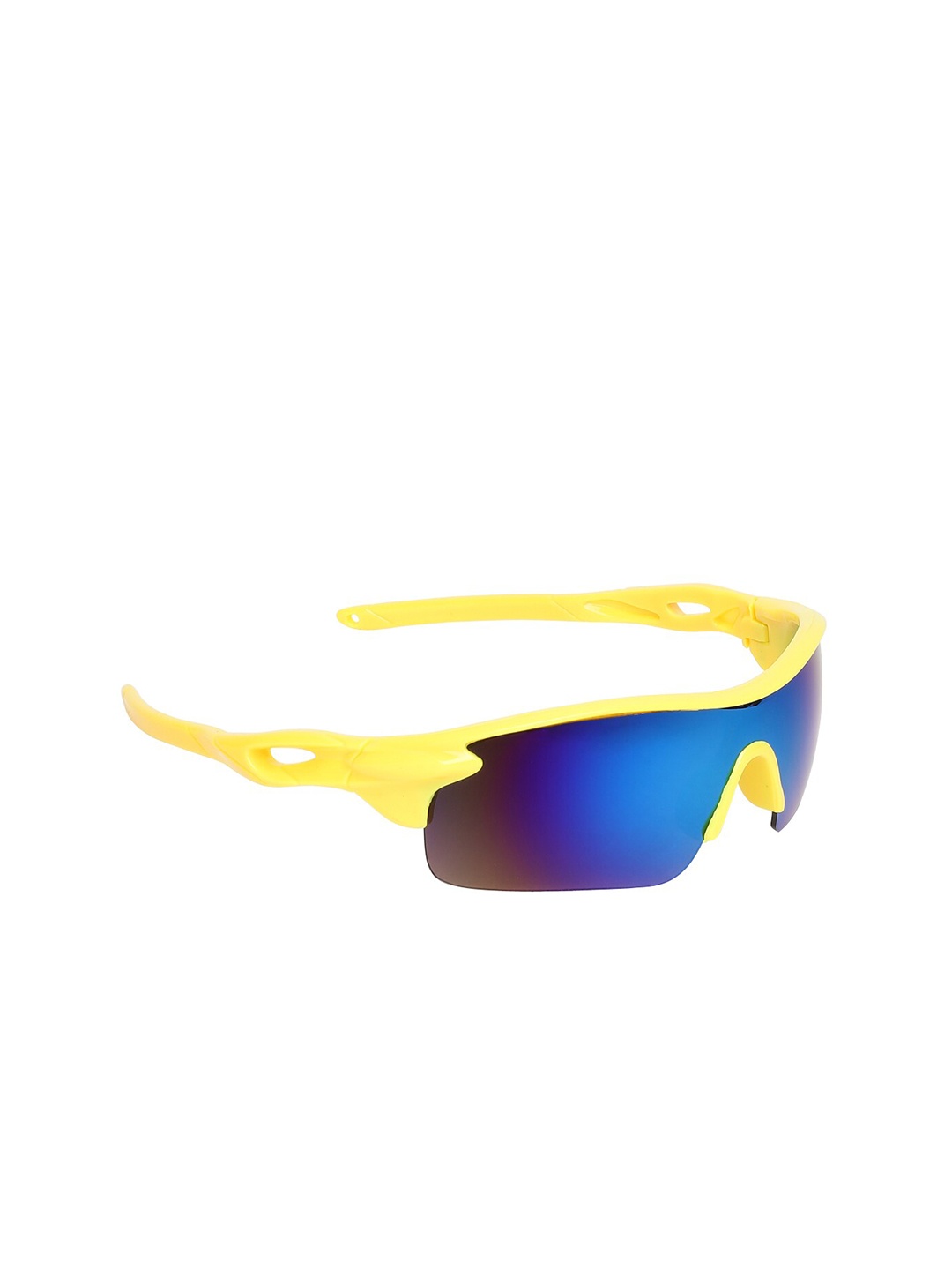 

ALIGATORR Unisex Blue Lens & Yellow Sports Sunglasses AGR_SPRT_YLW-BLUMER