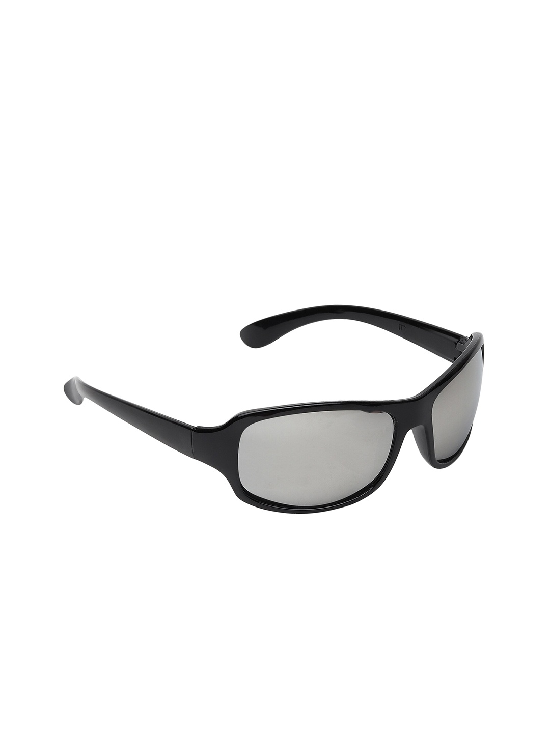

GARTH Unisex Grey Lens & Black Sports Sunglasses with UV Protected Lens 2053_GRYMER_GRT