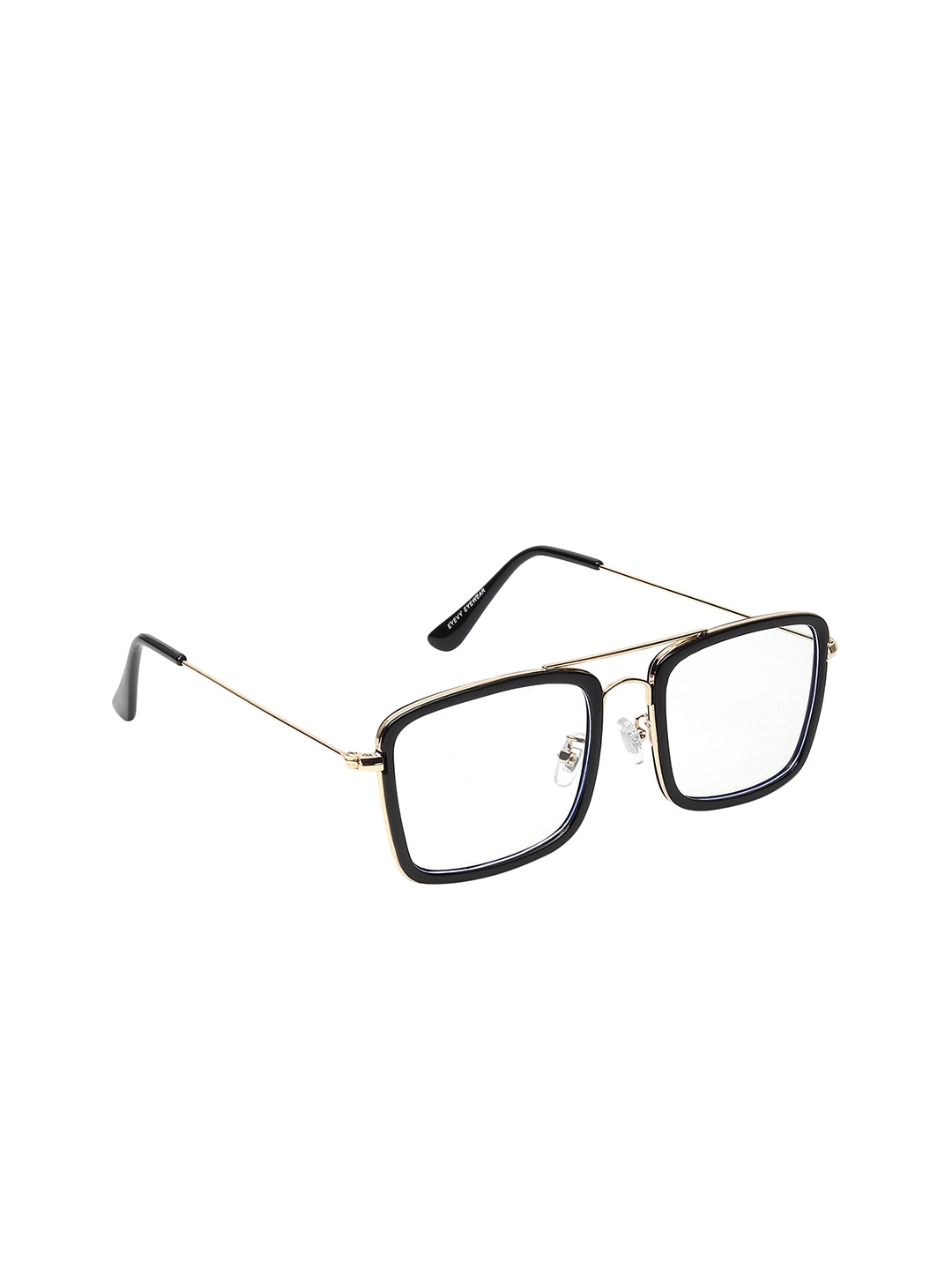 

GARTH Unisex Clear Lens & Gold-Toned Square Sunglasses with UV Lens TONY D-GLD_BC_CLR_GRT