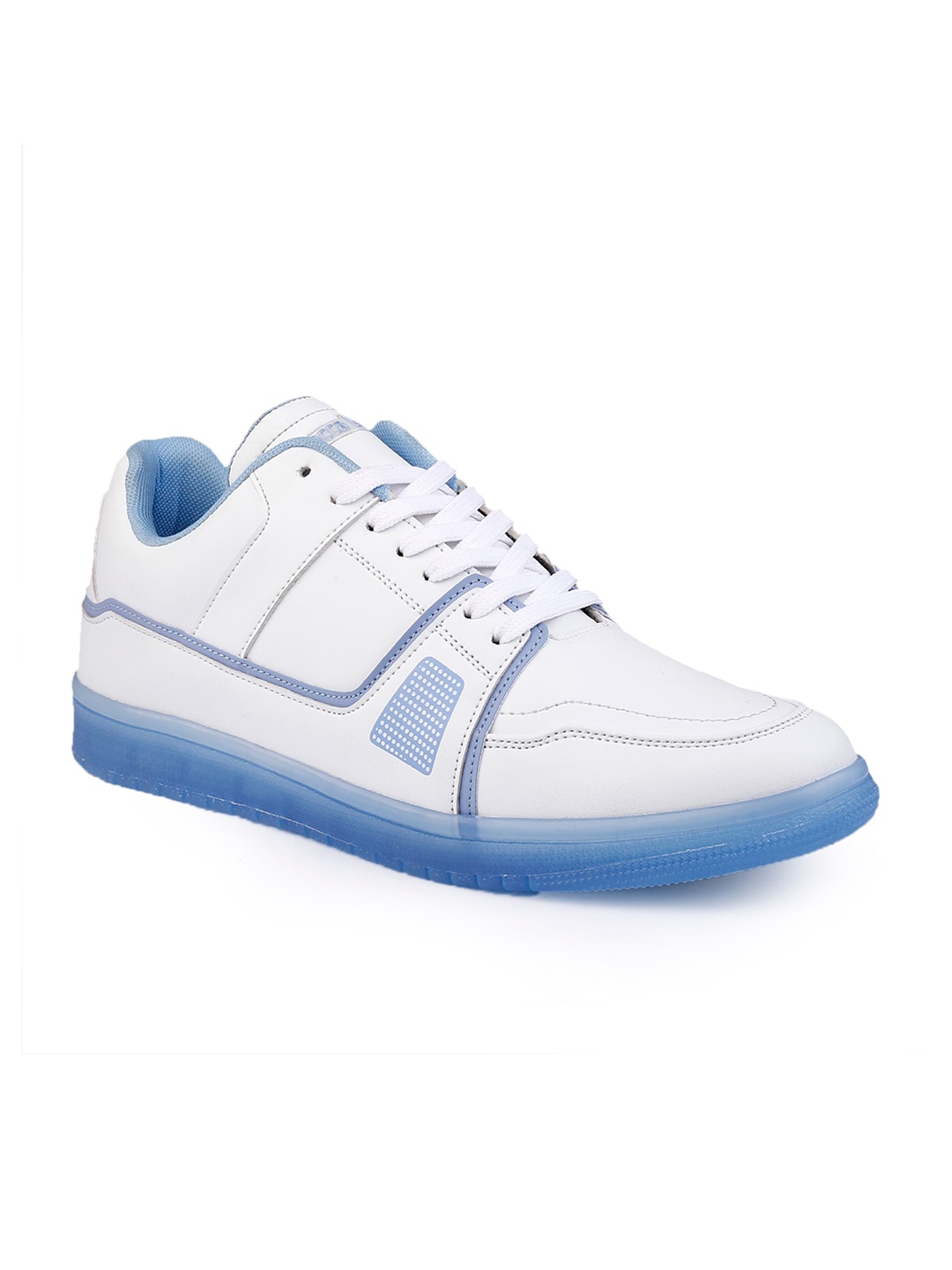 

bacca bucci Men White Colourblocked PU Sneakers